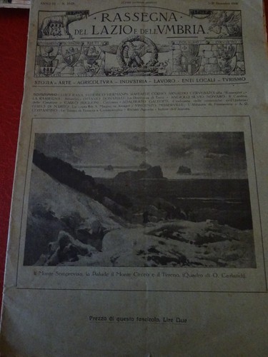 Rassegna lazio umbria - lazio, anno
