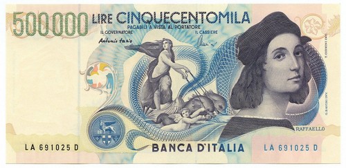 500000 lire banca italia - 500000,
