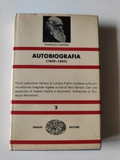 AUTOBIOGRAFIA (1809 - 1882) - CHARLES DARWIN - EINAUDI NUE 1964