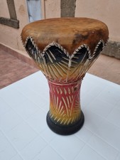 Djembe Bongo Tamburino Vera Pelle