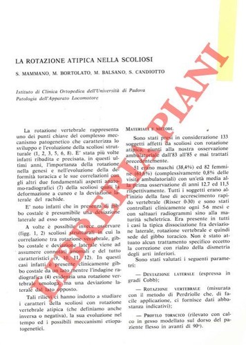 Rotazione atipica nella - la,