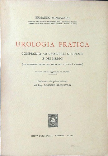 Urologia pratica mingazzini - urologia,