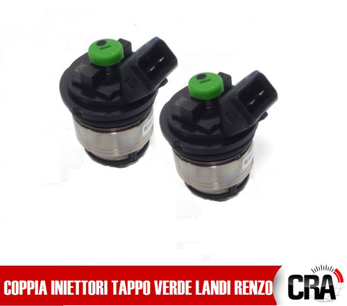 Coppia iniettori tappo verde - tappo,