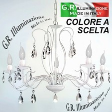 LAMPADARIO IN FERRO BATTUTO