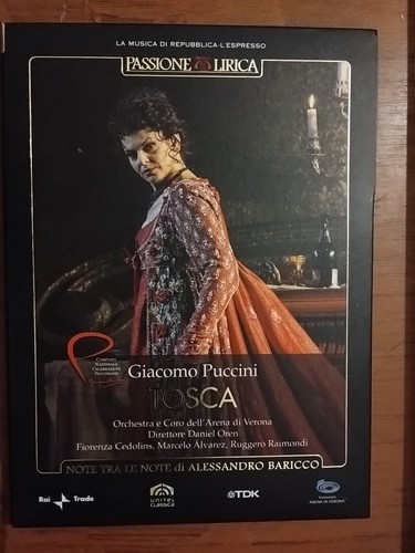 Dvd passione lirica tosca - dvd,