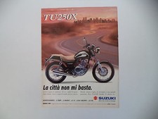 advertising Pubblicità 1998 MOTO SUZUKI TU 250 X