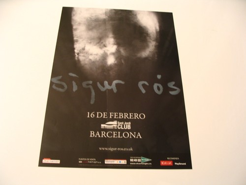 Sigur ros original poster tour - sigur,