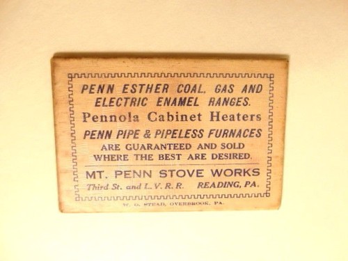 Old advertising mirror - old, mt