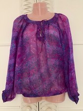 Camicia Zara 100% seta XS 34 S 36 top 55 vita 43 lunghezza 64 come NUOVA°6