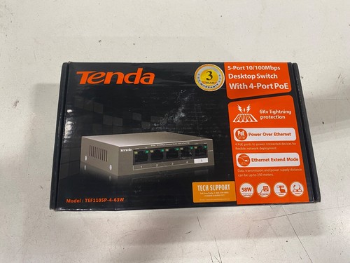 Tenda tef1105p 63w switch - tenda,