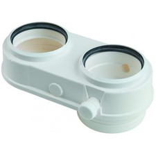 Attacco fumi sdoppiato DN 80/80 per caldaia a condensazione Daikin D2C DRDECOP80