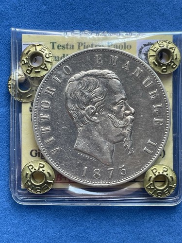 Lire 1875 roma - 5, v.e.ii°