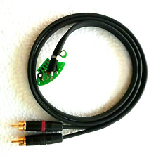 Technics SL 1200 1210 CABLE AUDIO 1,20MT PCB RCA REAN NEUTRIK GOLD GND INTERNAL