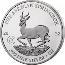 GABON THE AFRICAN SPRINGBOK 2022 1 oncia argento fine silver oz 999
