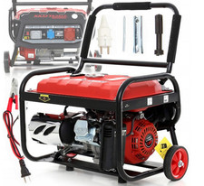 Generatore Di Corrente 3000W 230/380V 3 Fasi 7CV Benzina Generatore Di Emergenza