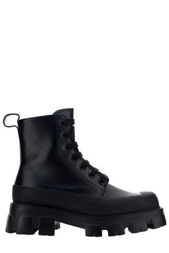 Prada square toe - square-toe, leather
