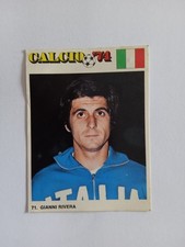 FIGURINA CALCIO 74 EDIRAF 1974 ITALIA RIVERA n 71 CON VELINA