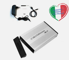 BOX ESTERNO 3.5" CASE SATA USB 2.0 3.0 ALLUMINIO HARD DISK IOS MAC WINDOWS