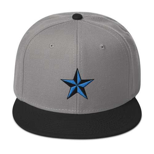 Cappello snapback blu nautico