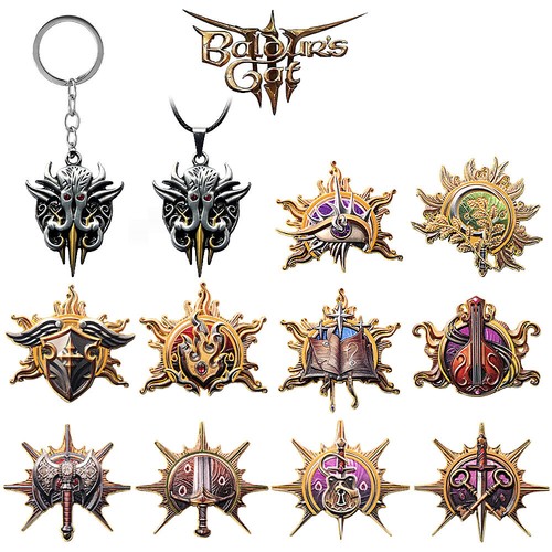 Game baldur gate keychain - baldur's, 3