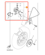 Pinza Freno Anteriore Sinistra