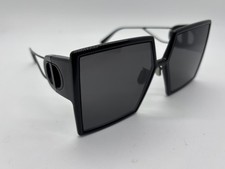 NUOVI occhiali da sole DIOR 30MONTAIGNE SU 14A0 neri 58-15-130 mm vengono forniti con set completo