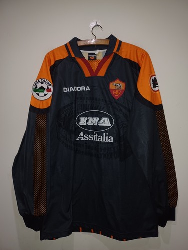 Roma rare match worn shirt - worn,