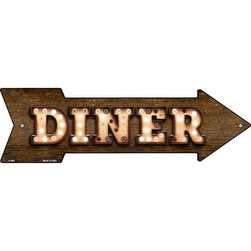 Lampadina diner lettere - lampadina,