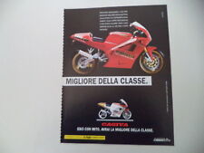 advertising Pubblicità 1992 MOTO CAGIVA MITO 125 7 SPEED/LUCKY EXPLORER