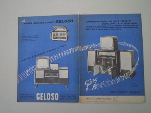 Advertising pubblicità 1959 - advertising,