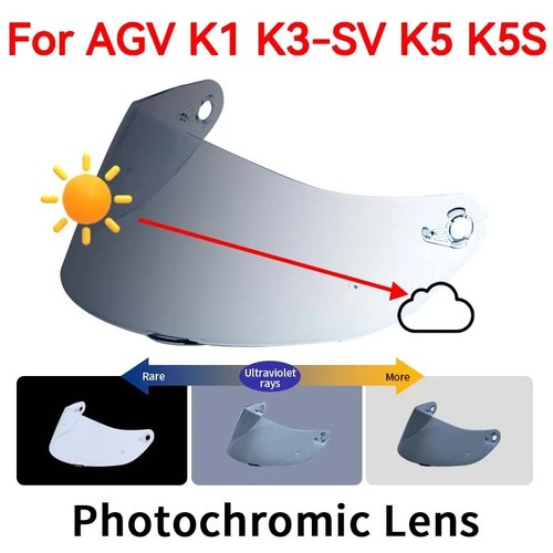 Visiera fotocromatica per