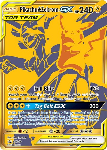 Pikachu zekrom sm248 - zekrom,