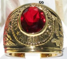 Anello uomo esercito oro