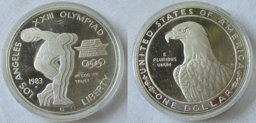 Moneta argento dollaro usa - argento, 1