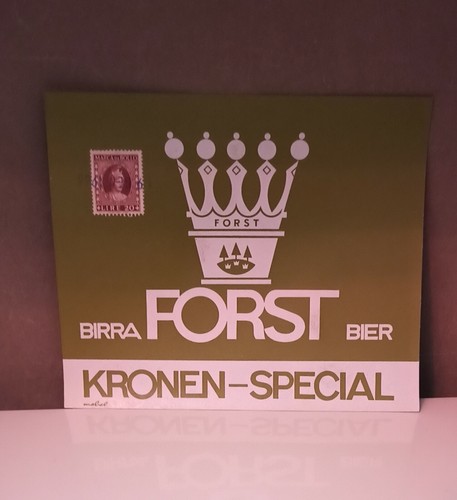 Adesivo birra forst con marca - adesivo,
