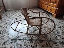 Sedia a dondolo vintage per bambini