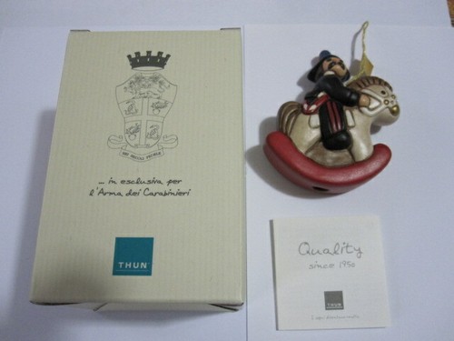 Statuetta cavallo dondolo thun - cavallo,