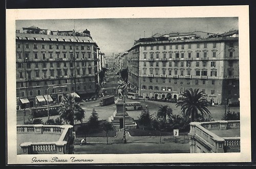 Genova piazza tommaseo tram - genova,,