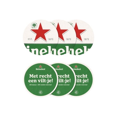 Sottobicchieri birra heineken - sottobicchieri,