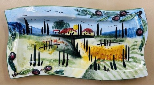 Vassoio ceramica bassano - vassoio,