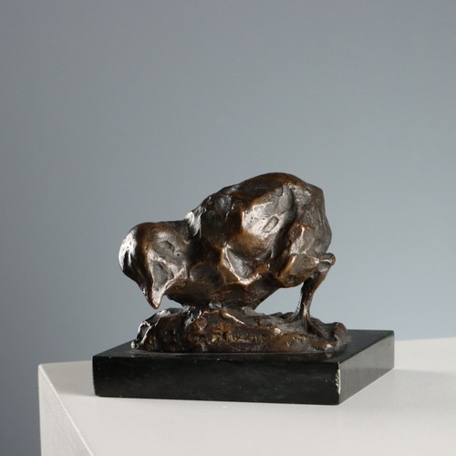 Uccellino bronzo base in - in,
