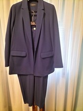 Tailleur Donna Fiorella Rubino Taglia XL Blu Perfetto Mai Indossato 