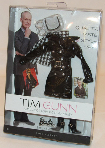 Tim gunn trencher nero barbie - gunn,