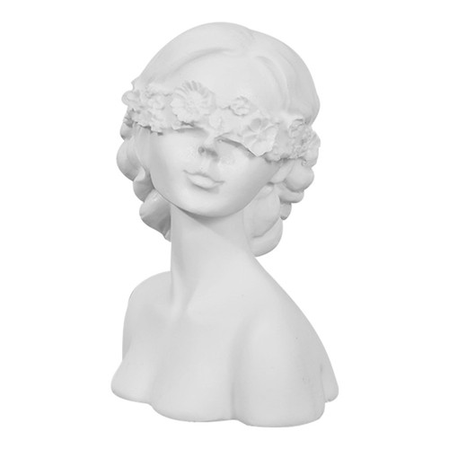 Statuina busto ragazza - , in