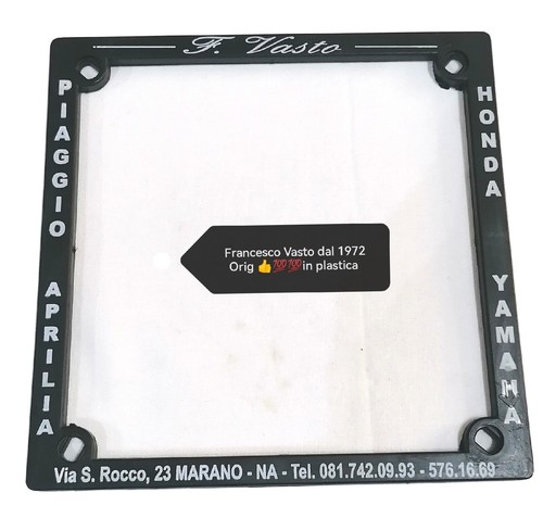 Cornice targa per vespa - per,