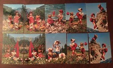 Cartolina Bambola Orsacchiotto