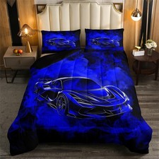 Speed Sports Car Comforter Set