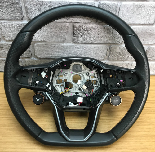 Volante vera pelle nera - vera,