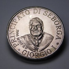 2 Luigini 1996 - Principato di Seborga - 12,35g Ag 999 - FDC - Rara