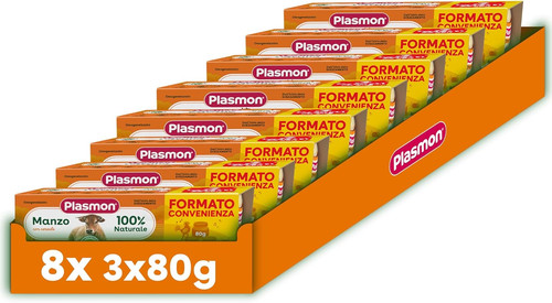 Omogeneizzato manzo 3x80g - 3x80g, (8